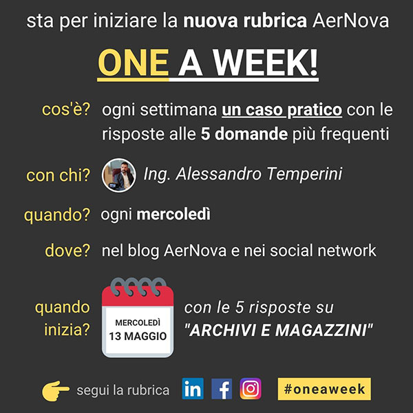 one a week presentazione