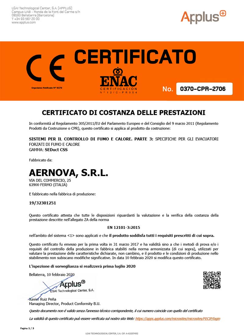 Certificato CE