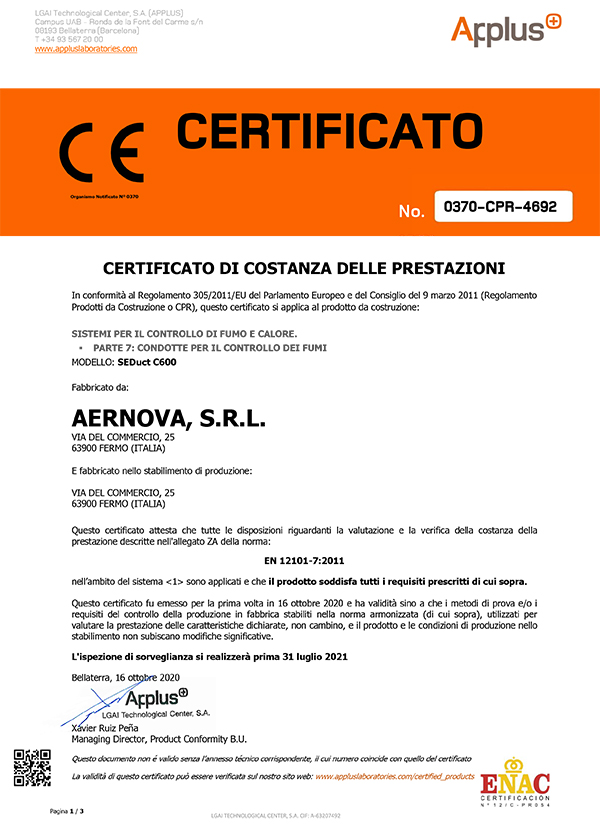 Certificato CE