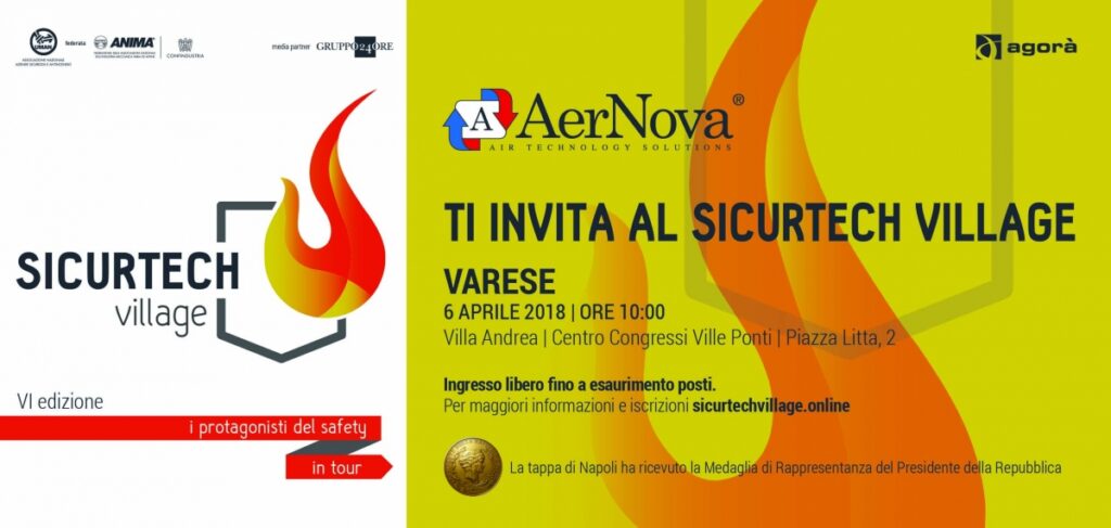 SICURTECH VILLAGE del 6/04/2018 a Varese